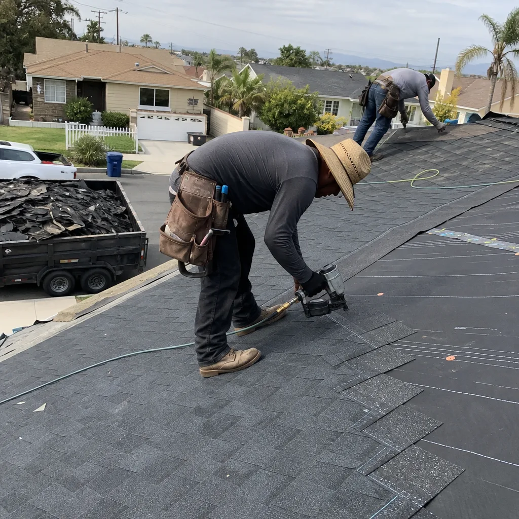 Roof Replacement in Cerritos
